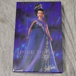 Barbie in Royal Blue Gown with Silver Details